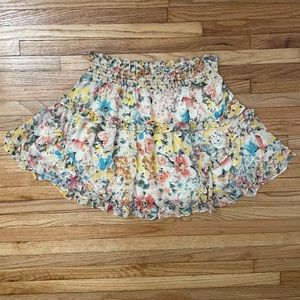 Urban Outfitters Floral Mini Skirt
